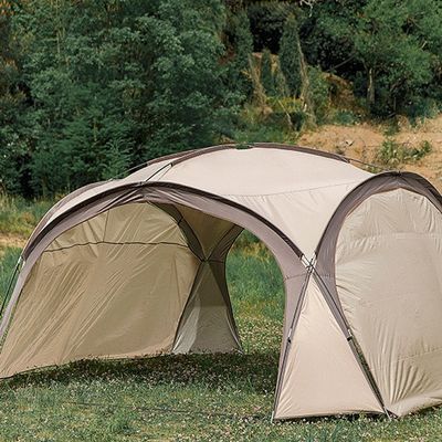 Buy Self Driving Rainproof Sunscreen Large Camping Canopy Pergola Silver Oxford Cloth Dome Tent online manufacture