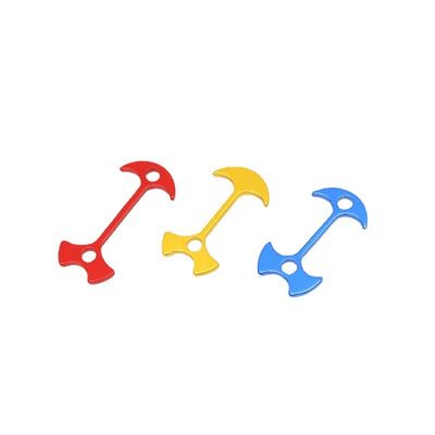 satın al Alüminyum Alaşım Balık Kemiri Çadır Çapaları Bolt Dış Kamp Rüzgar geçirmez Sabitlik Çivi online manufacture