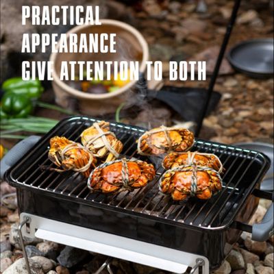 Buy Outdoor V-Boy Portable Charcoal Grills For Camping Tabletop smokiness online manufacture
