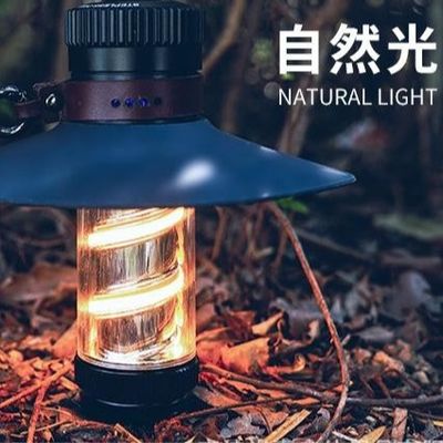 Black LED Camping Light Outdoor Waterproof FOR Tent Camping Flashlight Lantern