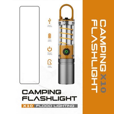 IP65 Strong Outdoor Camping Flashlights / Rechargeable Camping Flashlight
