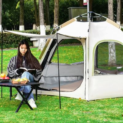Outdoor Automatic Quick Open Hexagonal Wild Camping Tent  Lightweight