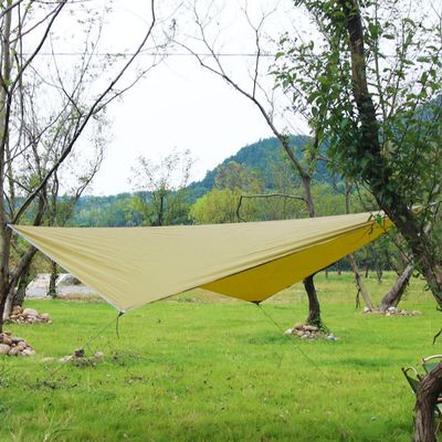 Diamond Shaped Square Sun Shade Sail Canopy 210T Polyester Plaid Cloth Camping Canopy