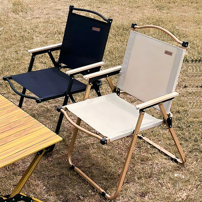 Portable Outdoor Folding Chair Wild Camping Chair  250 Lbs With Mesh Fabric