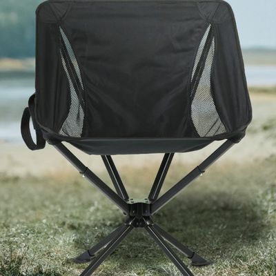 Portable Camping Moon Chairs For Adults 5 Seconds Folding Hiking Fishing Outdoor Rotation
