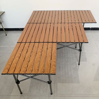 Portable Picnic Stall Folding Square Table Barbecue Self Drive For Camping