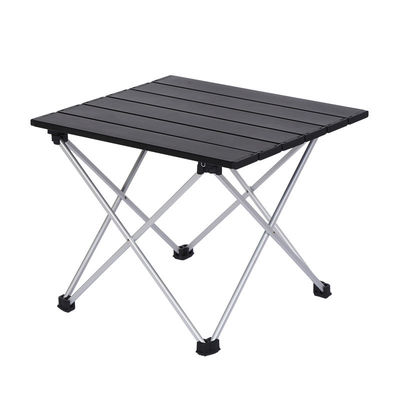 Tactical Aluminum Alloy Egg Roll Table Outdoor Folding Portable Picnic Table Low Lightweight Ultralight For Barbecue