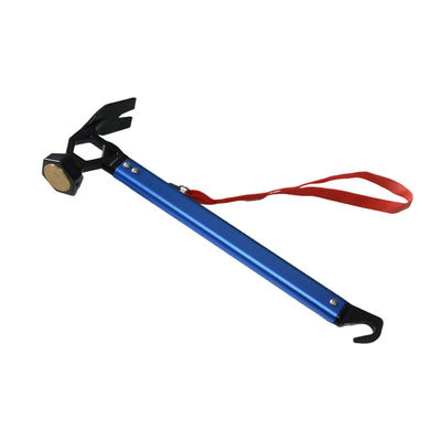 Multifunctional Tent Hammer Portable Camping Hammer Anti Noise Cast Iron Brass Head