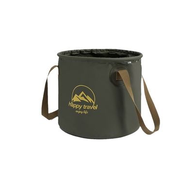 Outdoor Camping Folding Bucket Easy to Carry Reinforced Handle Water Bucket Large