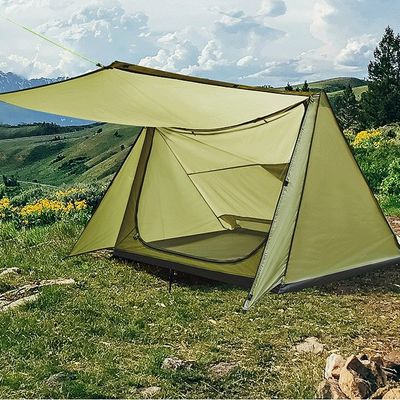 Outdoor Shelter Tent Lightweight Professional Mountaineering 1 Person Trekking Pole Tent